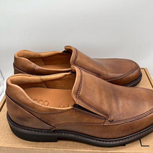 Ecco Holton Apron Slip-On Amber Brown EU 39 US 5 Mens/Boys - Picture 4 of 10